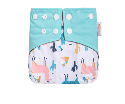 Western Style Bamboo Charcoal Washable Diapers - Digital Printing for Eco-Friendly Baby Care