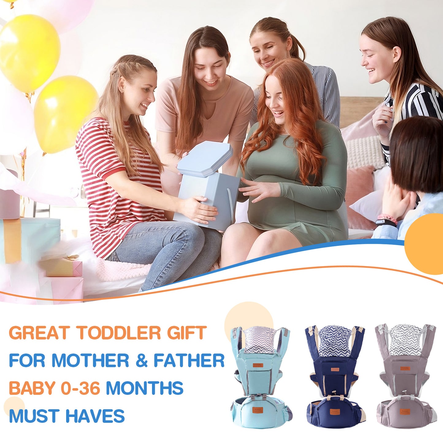 Multi-functional Baby Waist Stool For Newborns To Hold The Baby Artifact Toddler Front And Rear Dual-purpose Baby Carrier