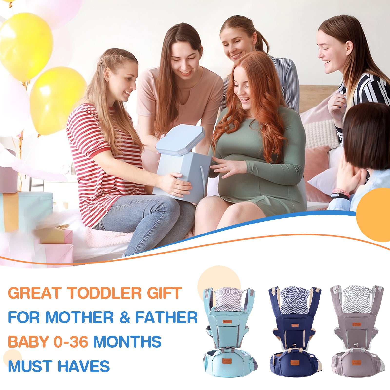 Multi-functional Baby Waist Stool For Newborns To Hold The Baby Artifact Toddler Front And Rear Dual-purpose Baby Carrier