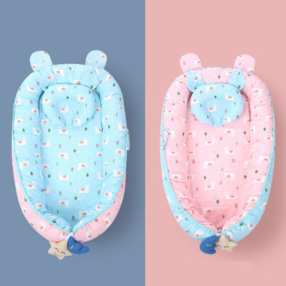 Baby's Anti-Shock and Anti-Pressure Sleeping Crib: Secure Rest for Peaceful Nights