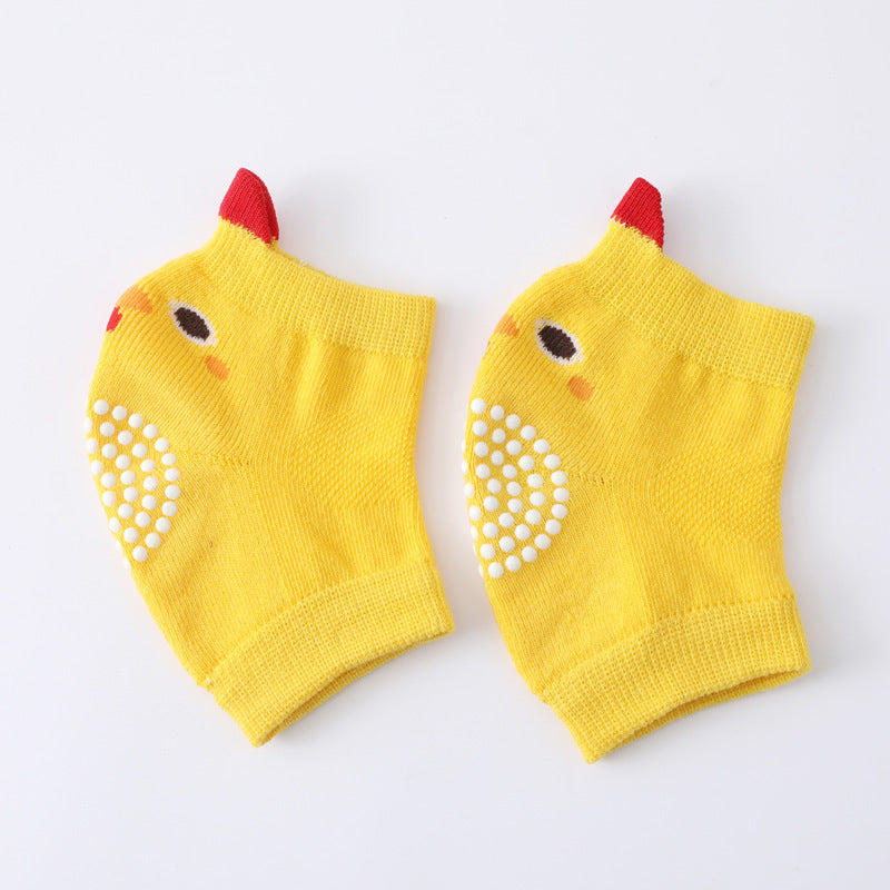 Protective Animal Printed Baby Knee Pads for Crawlers and Toddlers - Comfortable Support