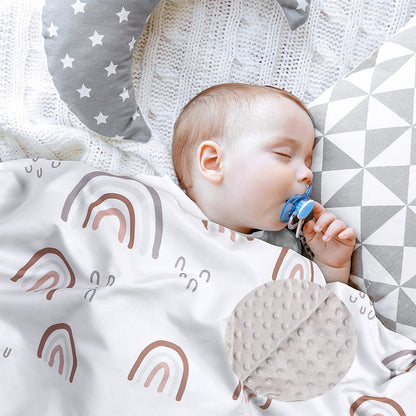 Cuddle Comfort: Pacify Beanie Blanket Newborn Baby Quilt