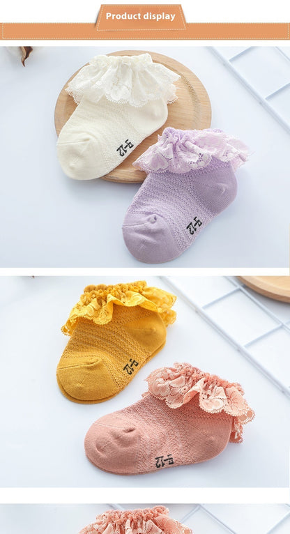 Adorable Summer Lace Socks for Girls